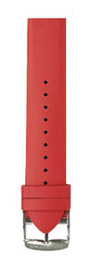 Red Natural Rubber Strap - Model 1-NRR