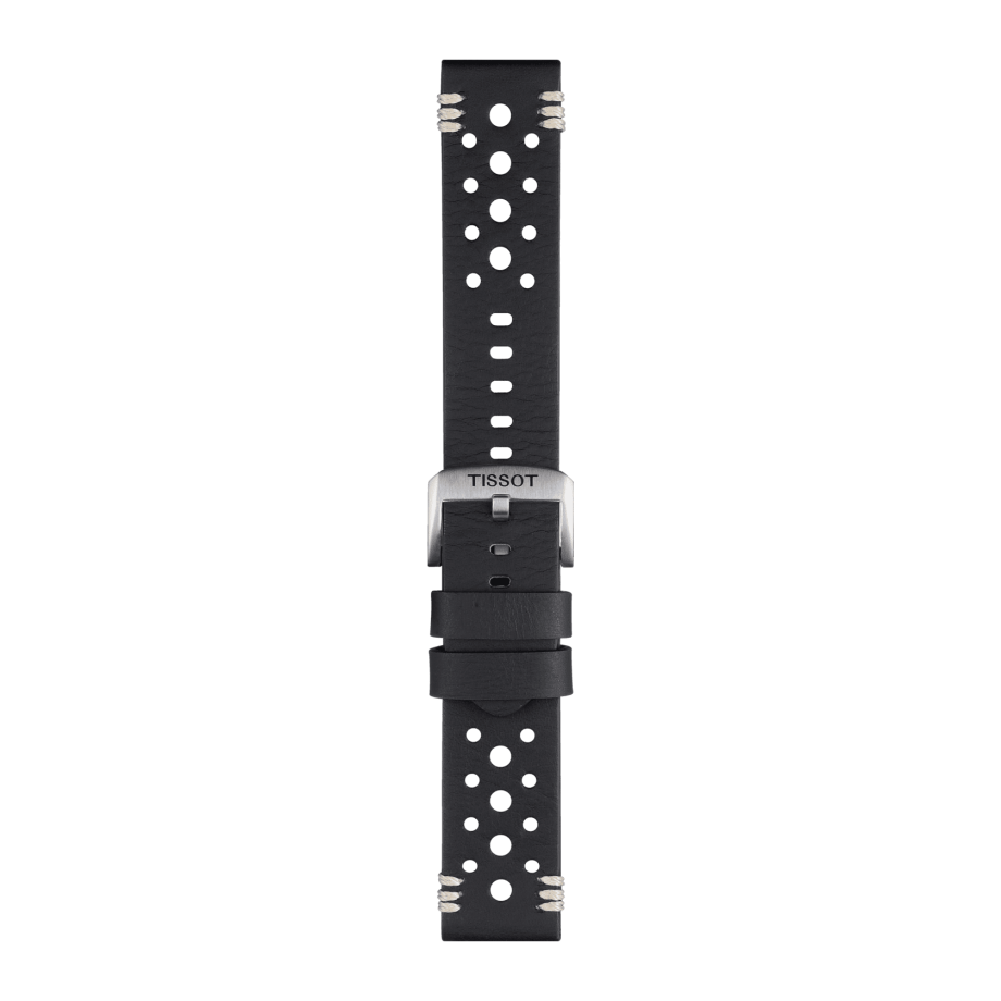 BLACK LEATHER STRAP LUGS 22 MM – Atelier Chronos