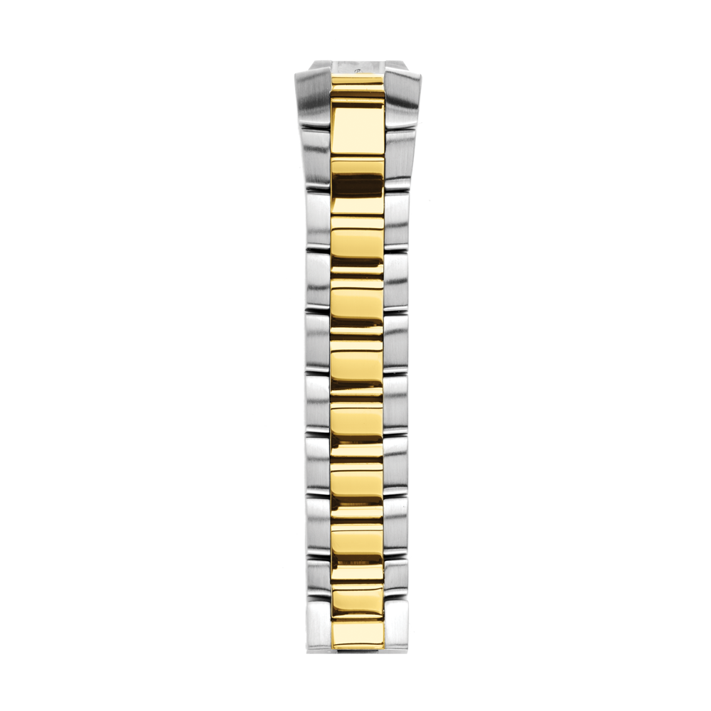 Two Tone Yellow Gold & Steel Bracelet - Model 2-SSTG