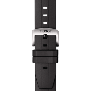 BLACK RUBBER STRAP STEEL CLASP T603042424 Atelier Chronos