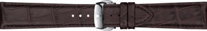 PRE-ORDER2: BROWN LEATHER STRAP 21/18 MM